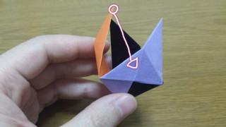 両三角錐の作り方5-2